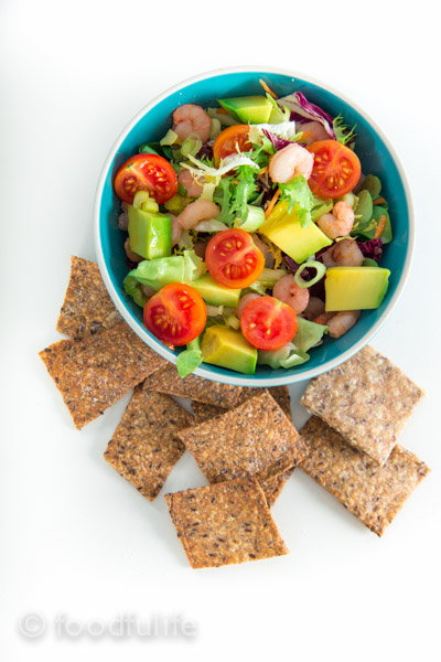 Mixed salad with shrimps-8