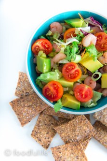 Mixed salad with shrimps-9